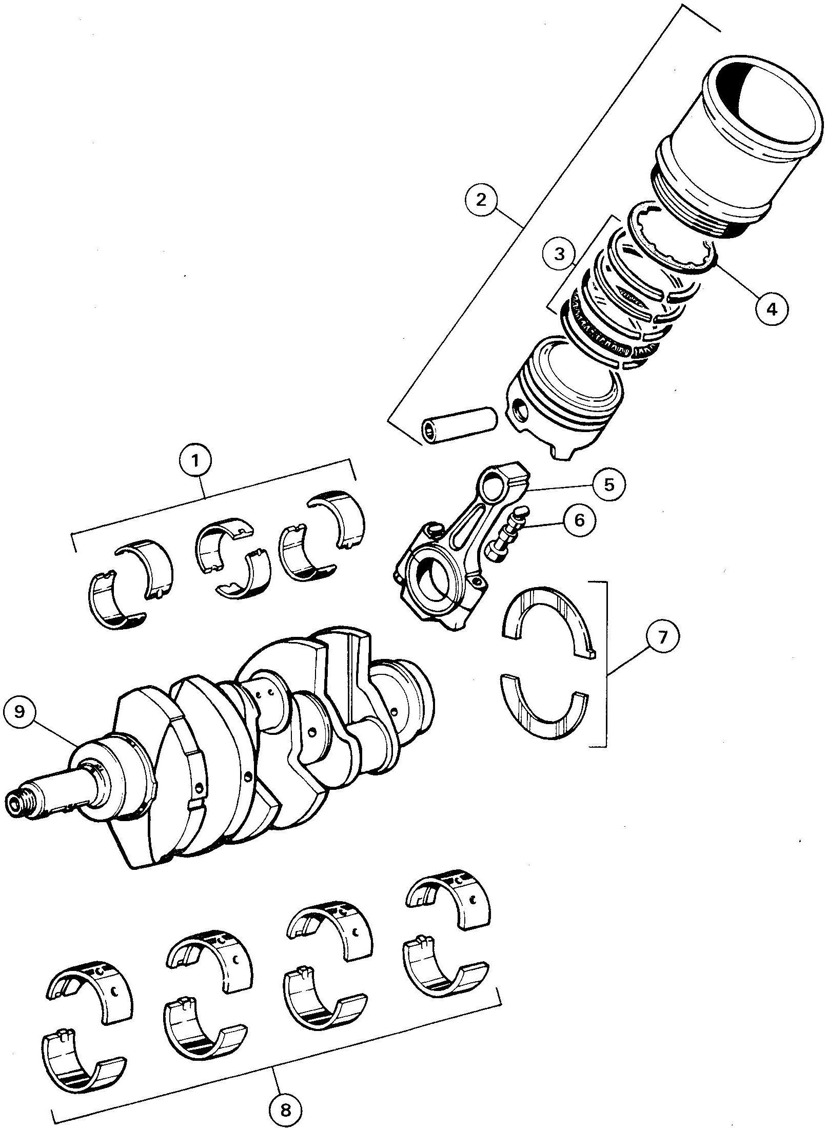 1-1-2 Crankshaft/Piston Assembly