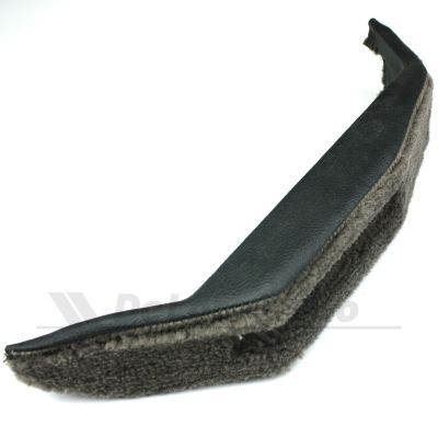 Black Parking Brake Cover Trim with Dark Grey Carpet