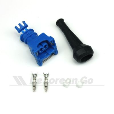 Blue 2 Pin Female Sensor Connector for cold start valve