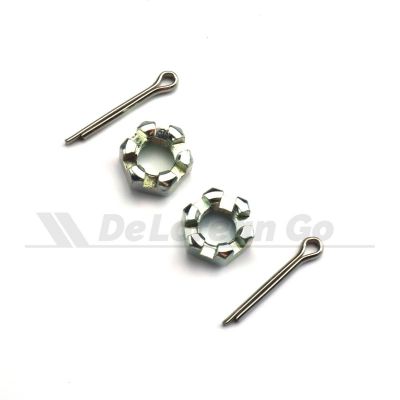 Castle Nuts and split pins (PAIR/SET)