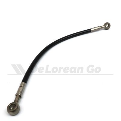 Black Coated Stainless Braided Cold Start Fuel Line (British Made)