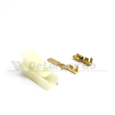 White/Opaque Stepped Microswitch Connector with terminals