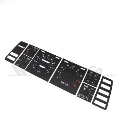 Instrument Cluster Sticker Full Set - with Open Lamp Cut-Outs