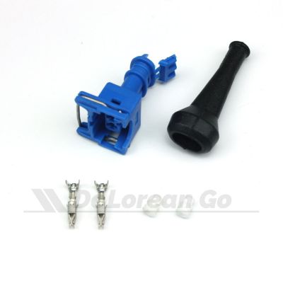 Blue 2 Pin Female Sensor Connector for cold start valve