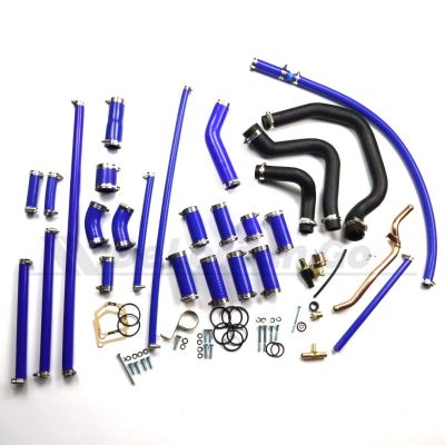 Blue Silicone Coolant Hose Set - Choose your hoses and clamps