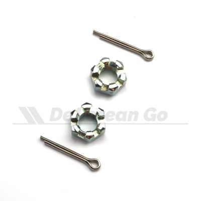 Castle Nuts and split pins (PAIR/SET)