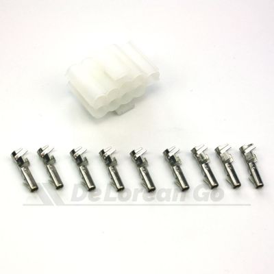 Female 9 Pin Connector (with pins)